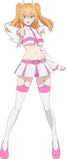 Transparent full body drawing of liliel from 2.5 seduction zone